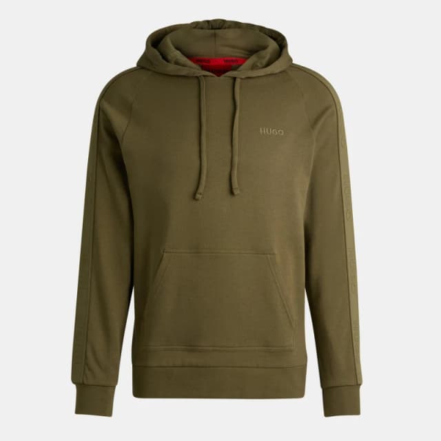 Hugo Boss Sporty Logo Hoodie Mens - Green Green M