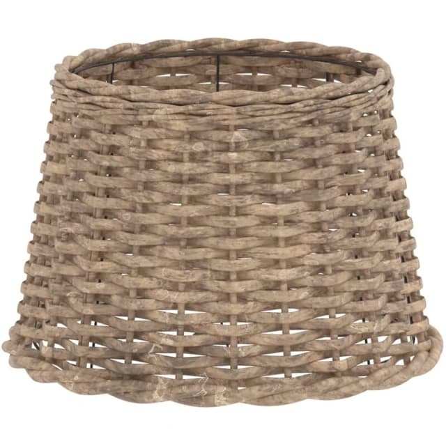 VIDAXL Vidaxl - Lamp Shade Brown Ø40x26cm Wicker 8720845803667