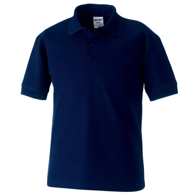 Jerzees Schoolwear Jerzees Schoolgear 65 35 Pique Polo Shirt in Navy Size: 3-4 Years Navy Unisex 3-4 Years