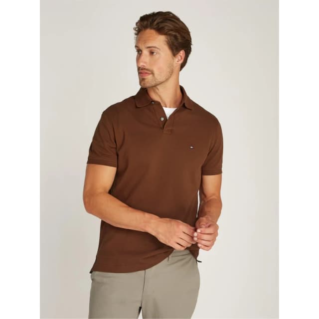 Tommy Hilfiger Core 1985 Polo Shirt - Brown Brown S