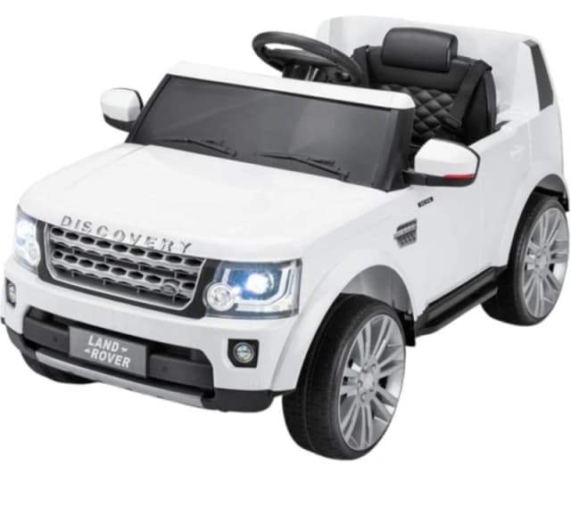 XOOTZ Land Rover Discovery Kids Electric Ride-On Car - White 5031470273712