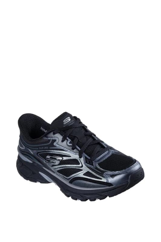 Skechers Womens Stamina Sport Trainer in Black Size: 4 Black Female 4