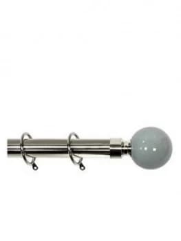 Painted Ball Finial 25-28 Mm Extendable Curtain Pole