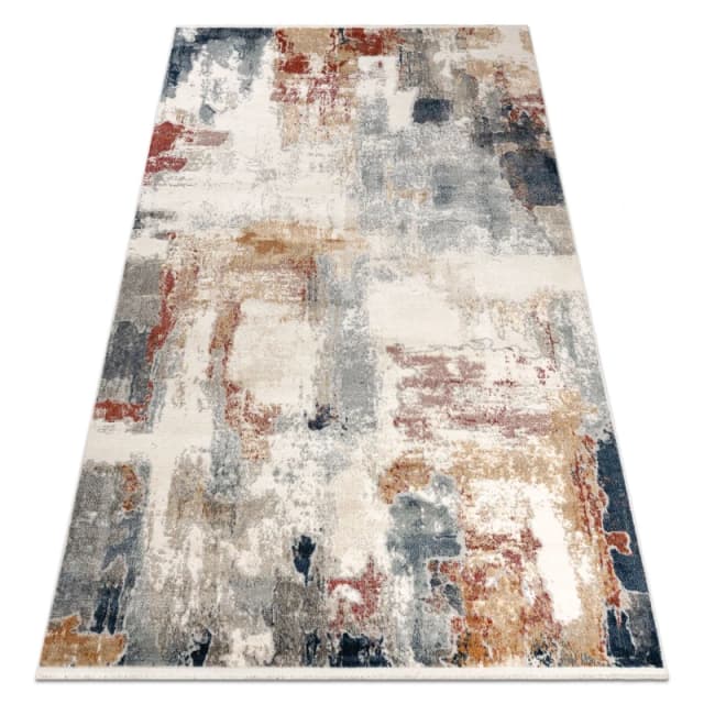 RugsX Distin 0144B White / Rose / Powder Modern Carpet - Abstraction, Vintag 120X170 Cm