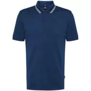 Boss Penrose Short Sleeve Polo Shirt Mens - Blue