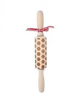 Gisela Graham Snowflake Press Rolling Pin