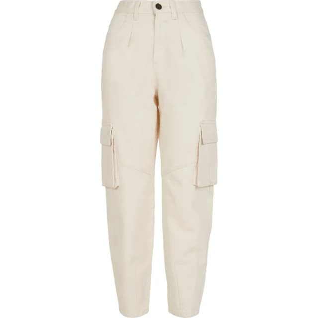 Urban Classics Womens cargo pants Urban Classics balloon fit twill Blanc Female 29