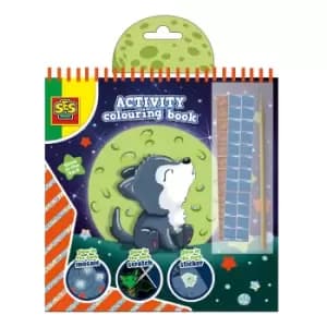 SES Creative 3-in-1 Activity Glow-in-the-Dark Colouring Book,...
