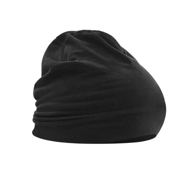 Beechfield Beechfield Men Hemsedal Cotton Beanie in Black One Size Male 5063377395679