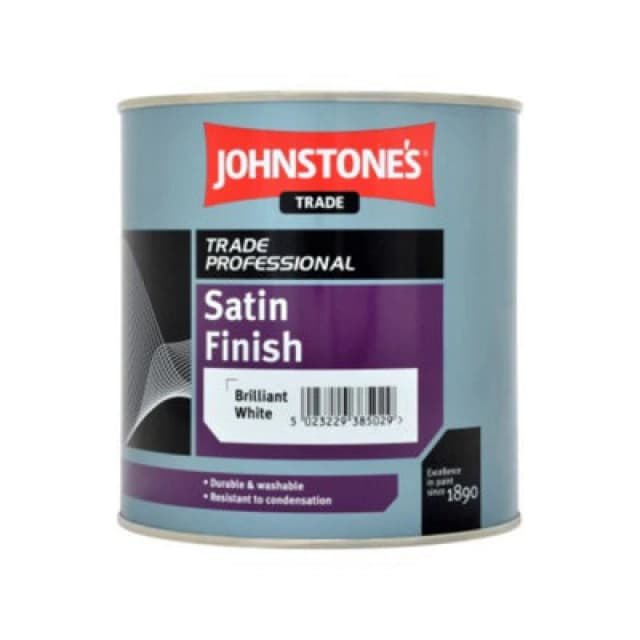 Johnstone's Trade Johnstones Trade Satin Finish Brilliant White 1L