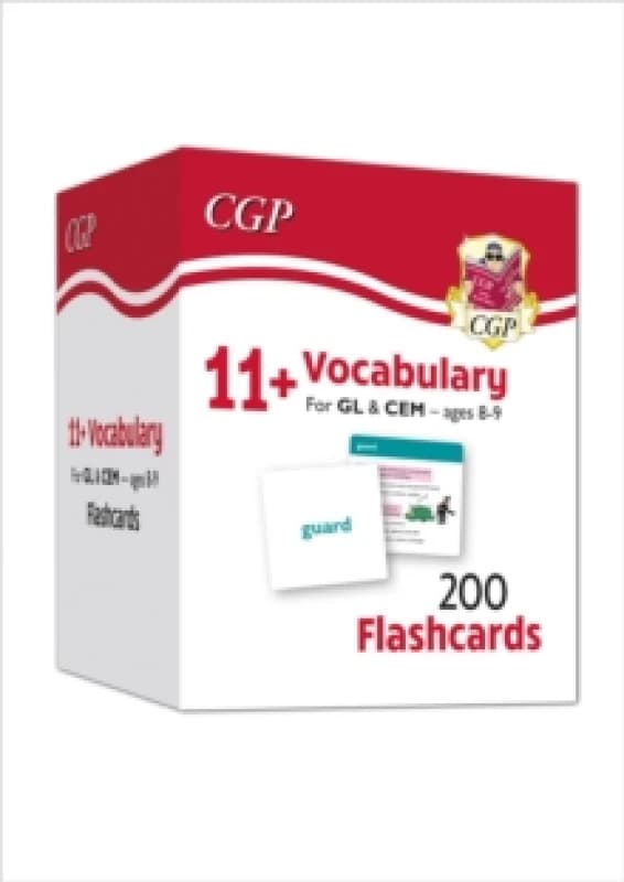 11+ Vocabulary Flashcards for Ages 10-11 - Pack 1 Hardback