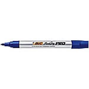 BIC Permanent Marker Marking PRO Bullet 1.1mm Blue 12 Pieces