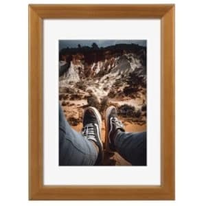 Hama 9 x 13cm Bella Wooden Frame, Nut
