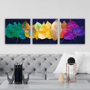 P865762 Multicolor Decorative Canvas Painting (3 Pieces)