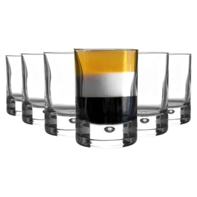 Bormioli Rocco Barglass Shot Glasses - 65ml - Pack of 6 Clear unisex