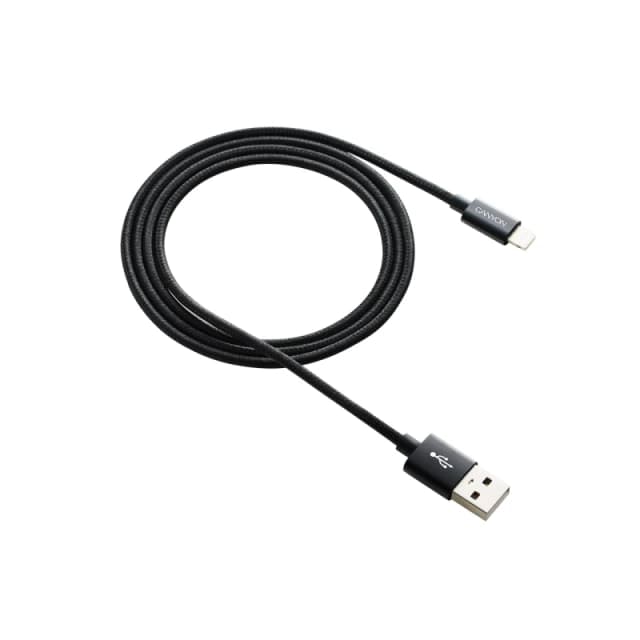 Canyon CNE-CFI3B mobile phone cable Black 1m USB A Lightning