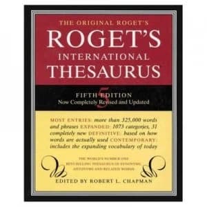 Rogets International Thesaurus by Robert L Chapman Book