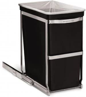 simplehuman 30L Pull Out Bin Black