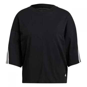 adidas Sportswear Future Icons 3-Stripes T-Shirt W - Black