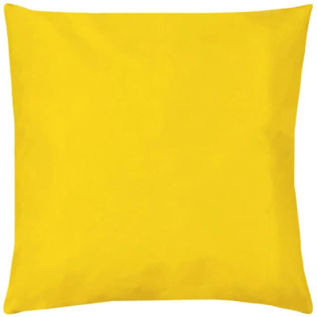 Furn Plain Large Outdoor Polyester Filled Cushion Yellow, Yellow 5.02553E+12