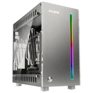 Zalman Z-Machine 300 Aluminium Mini-ITX Case - Silver Window