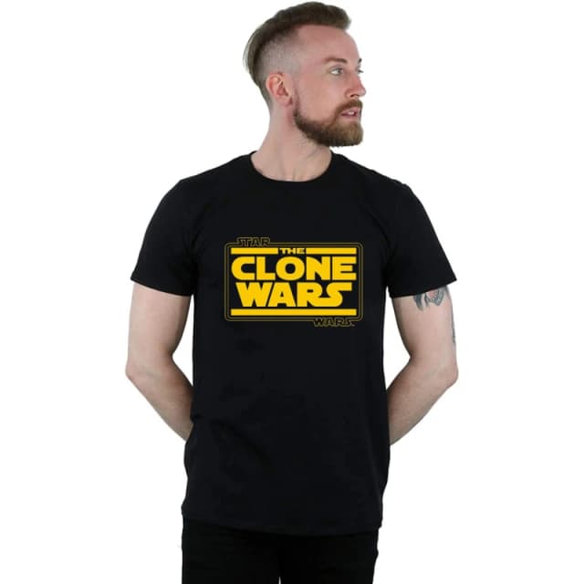 Star Wars Star Wars Men Rebel Logo T-Shirt in Black Size: Small Black S Male 5059958515383
