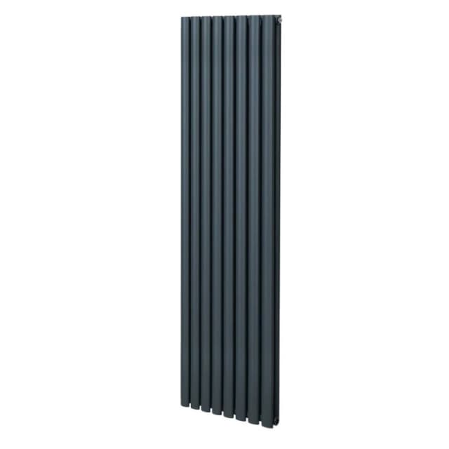 Monstershop Oval Column Radiator - 1800Mm X 480Mm - Anthracite Grey 213040