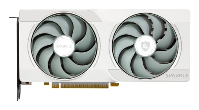 Sparkle Technology Sparkle Intel Arc B570 GUARDIAN Luna OC, 10GB DDR6 Graphics Card - White SB570GW-10GOC