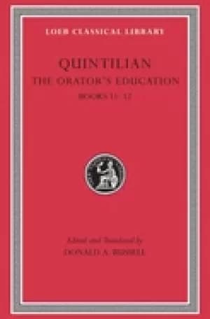 quintilian the orators education v books 11 12