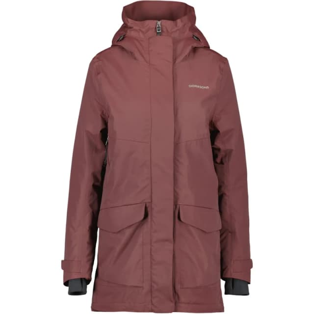 Womens parka Didriksons Frida Marron Female 44