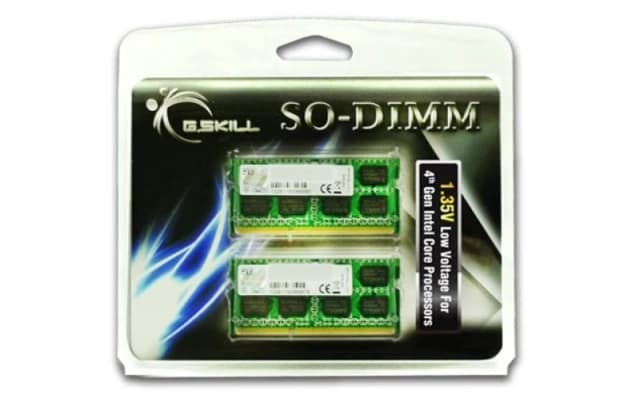 G.Skill 8GB DDR3-1600 memory module 2 x 4GB 1600 MHz