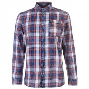 Guess Check Shirt - Orange