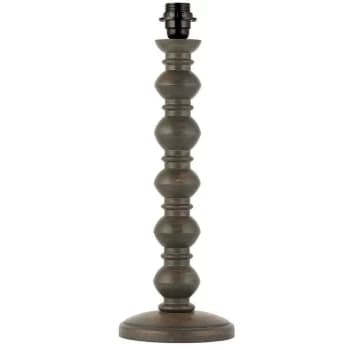 Endon Joss - 1 Light Table Light Dark Grey Wash Wood (Base only), E27