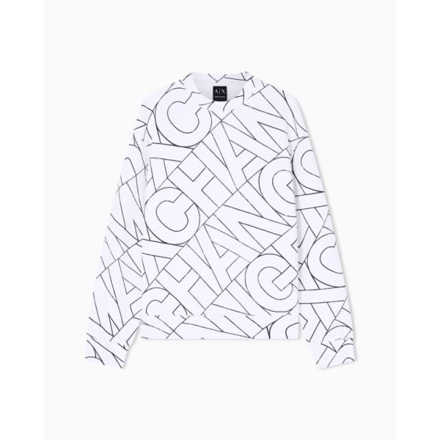 Armani Exchange SWEATSHIRT Ivory multi male S