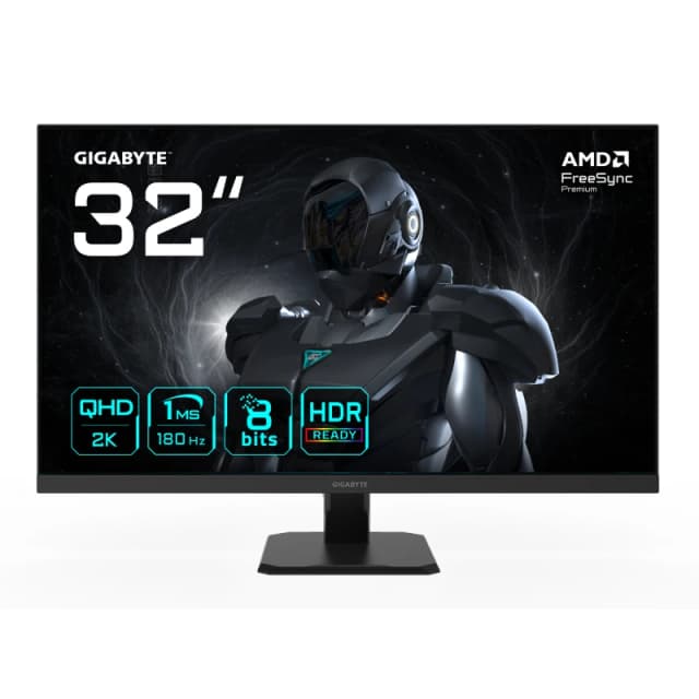Gigabyte GS32QA 32QHD Gaming Monitor - 2560 x 1440. 180Hz. 1ms. 300
