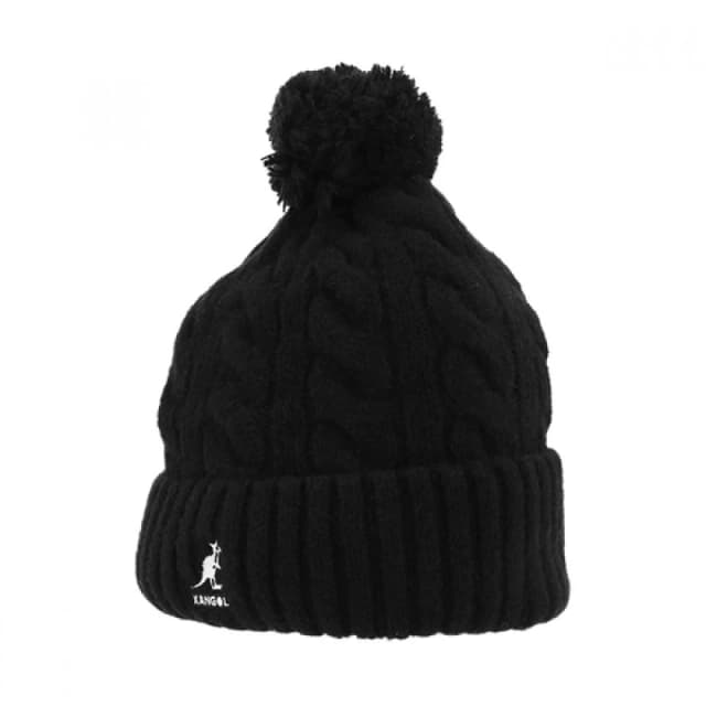 Kangol Hat Kangol Pompom Noir Unisex TU