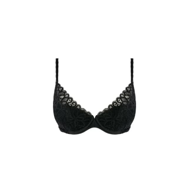 Wacoal Womens underwired plunge bra Wacoal Raffine Noir Female 105B