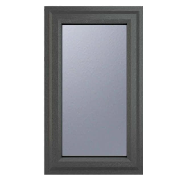 Crystal Triple Glazed Window Grey/White Lh 610 X 965Mm Obscure 4GRYWHOTG610965