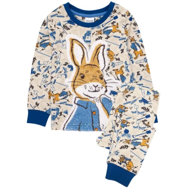 Peter Rabbit Long Sleeve Long Leg Pyjama Set Blue male