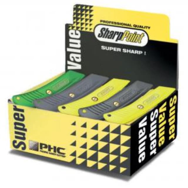 PHC Pacific Handy Cutter Counter Top Display Unit C/W Knives - Pack of 20