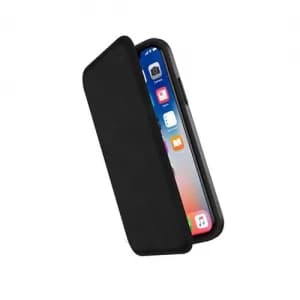 Speck Presidio Leather Folio Apple iPhone X iPhone XS Black Leather Ph