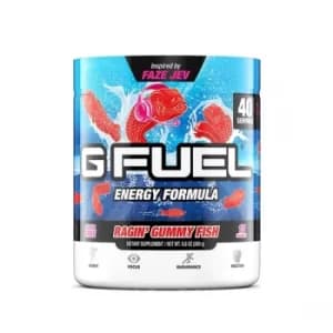 G Fuel Ragin Gummy Fish Tub (40 Servings) Elite Energy and Endurance Formula