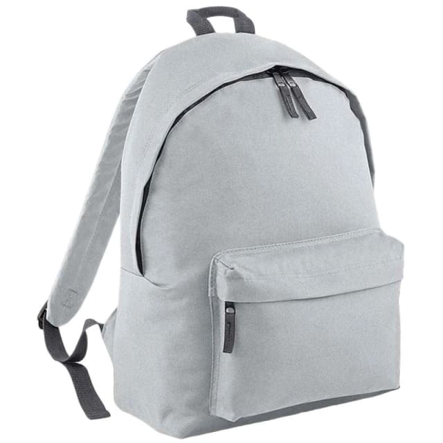 Bagbase Mens Original Plain Backpack in Light Grey Light Grey Male