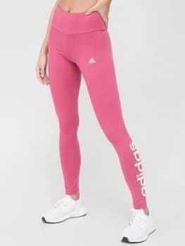 adidas Essentials Linear Legging - Pink Size M Women