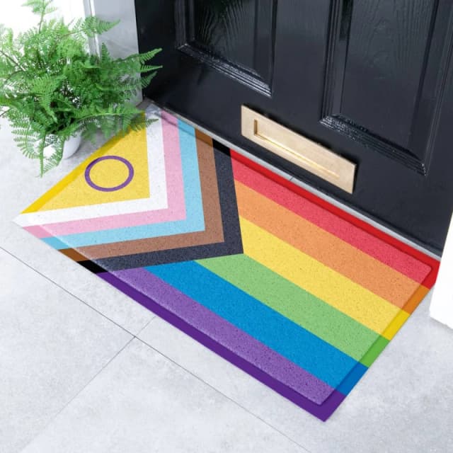 Native Natural Lgbtqia+ Flag Doormat (70 X 40Cm)