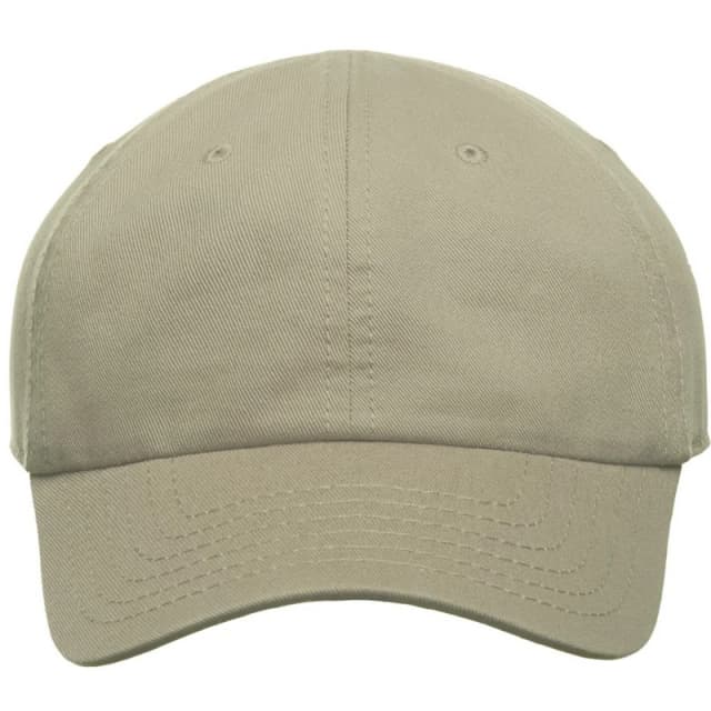 Atlantis Fraser 6 Panel Cotton Baseball Cap in Khaki Khaki Unisex One Size