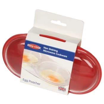 Easy Cook Egg Poacher Red