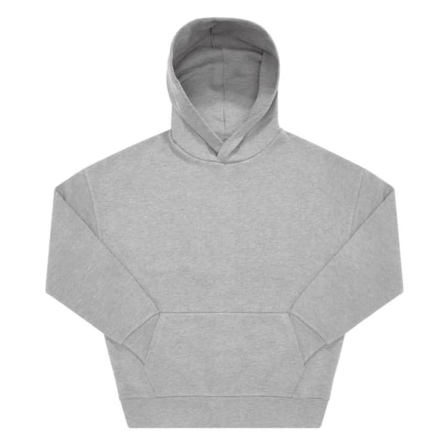 B&C Mens Plain Hoodie in Grey Size: XS Grey Male XS