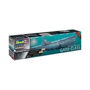 US Navy Gato Class Submarine Platinum Edition 1:72 Scale Level 5 Revell Model Kit
