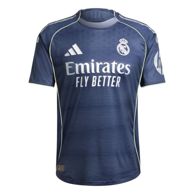 adidas Real Madrid Authentic Away Shirt 2025 2026 Adults Blue male M